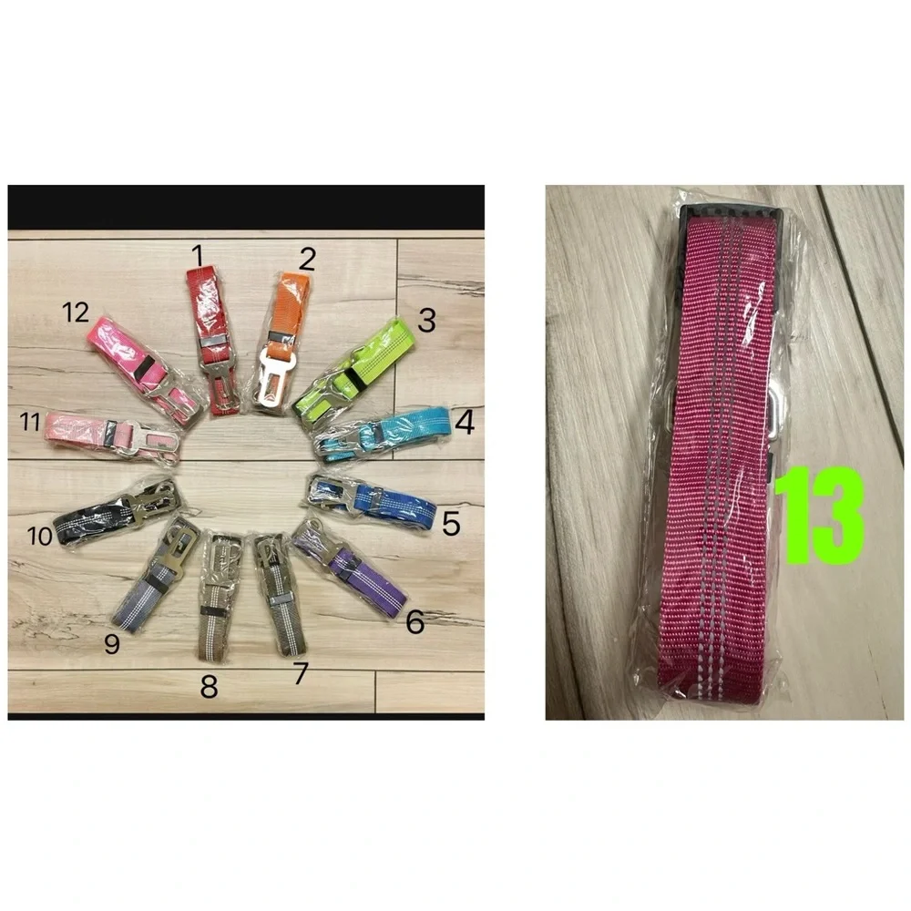 Adjustable Nylon Safety Car Seat Belt For Dogs and Cats